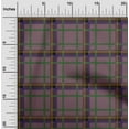 thumbnail image 1 of oneOone Cotton Silk Fabric Tartan Check Printed Craft Fabric BTY 42 Inch Wide, 1 of 1