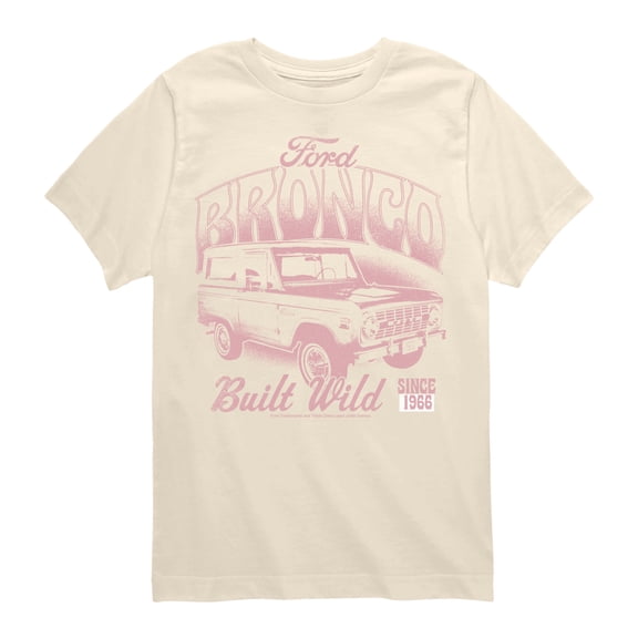 Ford - 1972 Ford Bronco Tonal Washed - Youth Boys Short Sleeve Graphic T-Shirt