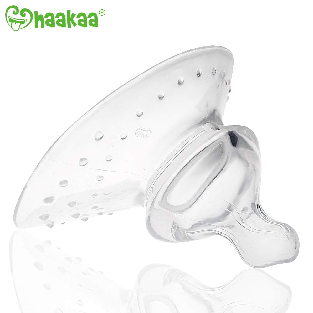 Haakaa Silicone Breastfeeding Nipple Shield, Round Shape 1 pk