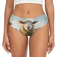 thumbnail image 1 of Fotbe Cute Prairie Sheep Herd Calzones Estampados para Mujer – Ropa Interior de Algodón, Cómoda, Suave y Elástica-4X-Large, 1 of 6