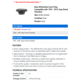 thumbnail image 2 of Rear Differential Cover Plug - Compatible with 1993 - 2010 Jeep Grand Cherokee 1994 1995 1996 1997 1998 1999 2000 2001 2002 2003 2004 2005 2006 2007 2008 2009, 2 of 2