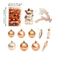thumbnail image 3 of Christmas Bright Ball Ornaments for Xmas Tree Decorations Xmas Tree Hanging Ball, Shatterproof Christmas Decorations Tree Balls Set for Xmas Holiday Wedding Party, 3 of 7