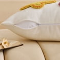 thumbnail image 6 of Decorative Throw Pillow Cover with Embroidered Bunny Pattern Handmade Tufted Cushion Case for Sofa Bed Chair Home Decor, 6 of 6