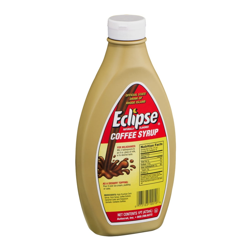 Eclipse Coffee Syrup, 16 Net fl. oz Plastic Bottle