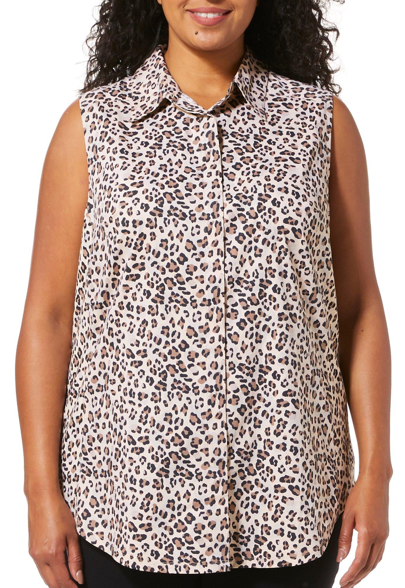 Coral Bay Plus Floral Print V-Neck Top