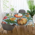 thumbnail image 3 of Yayeee Tablecloths 54" x 54" Rectangle Wrinkle Resistant Party Table Cover, Floral Tomatoes, 3 of 8