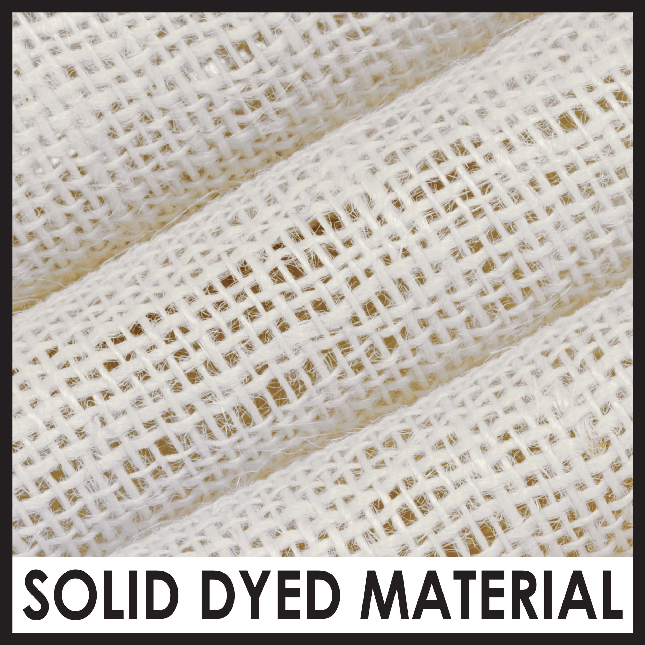 (2 pack) Allen Company Precut Natural Jute Burlap, Finished Edges, 46"W x 1-Yard, White