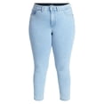 thumbnail image 5 of Terra & Sky Women's Plus Signature Denim Skinny Jeans with Control Panel, Sizes 16W-26W, 5 of 5
