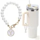 thumbnail image 1 of Abalorio de letra para taza Stanley, cadena de perlas, accesorios para asa de botella de agua, decoraciones de identificación con nombre inicial personalizado, 1 of 6