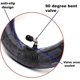 thumbnail image 4 of 2 PCS 8.5x2 Inner Tube (50-156) 8 1/2X2 Tire 90 degree valve Silver Valve Thicken, 4 of 4
