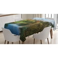 thumbnail image 1 of Ambesonne New York Tablecloth Rectangular Table Cover, Central Park Autumn, 60"x84", Multicolor, 1 of 3