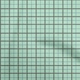 thumbnail image 1 of oneOone Cotton Poplin Light Mint Green Fabric Check Plaid Fabric For Sewing Printed Craft Fabric By The Yard 42 Inch Wide, 1 of 4