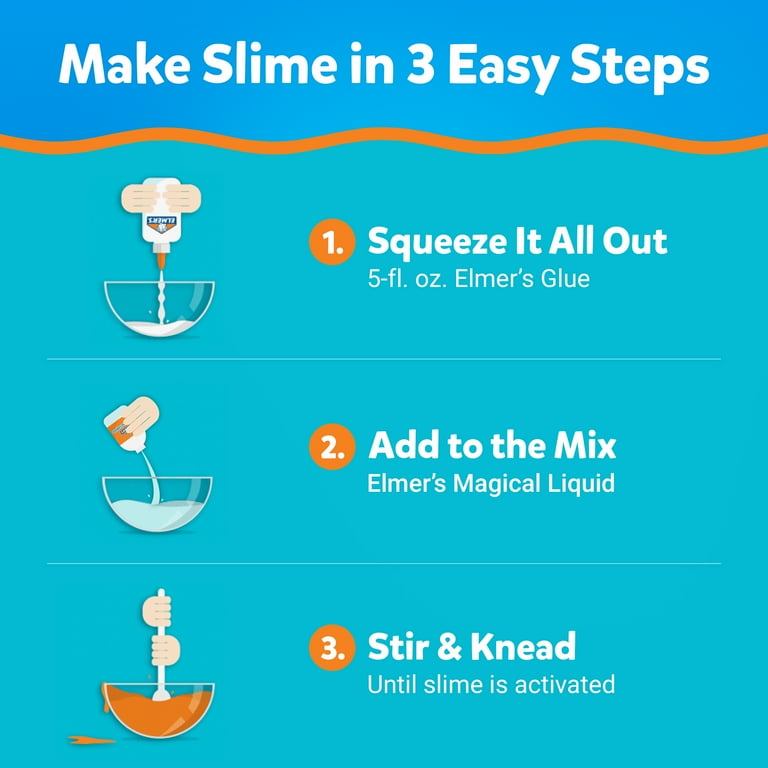 Slime Activator Recipe - Quick and Easy 2 Ingredient Recipe - AB Crafty