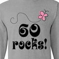 thumbnail image 4 of Inktastic 60th Birthday 60 Rocks Long Sleeve T-Shirt, 4 of 5