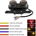 thumbnail image 4 of Motorcycle Led Tail Light Brake Turn Signal License Plate Holder, 4 of 5