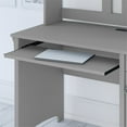 thumbnail image 4 of Salinas Small Computer Desk with Hutch in Cape Cod Gray - Engineered Wood, 4 of 7