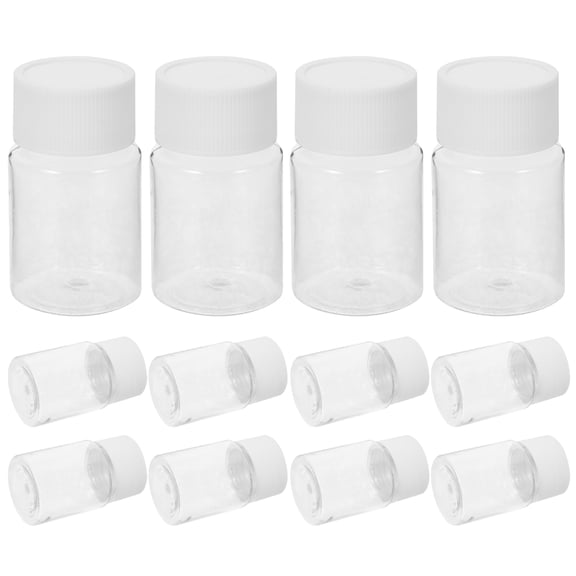 FRCOLOR  12 Pcs Prescriptions Medicine Container Storage Bottle Travel
