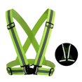 thumbnail image 3 of gilet De Scurit Rflchissant (1 Pice), Gilet De Haute Visibilit Rglable Et Brassard Pour La Course De Nuit, Le Cyclisme, La Marche, Le Jogging Et L, 3 of 5
