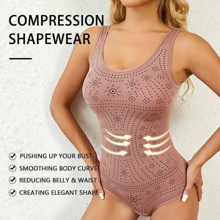 IDALL Thong Shapewear Tummy Control Tube Tops for Women with Built in Bra Bodysuit Straplesshortie Body with Removable Straps Sexy Lingerie for Women Plus Size Lingerie for Curvy Women Pink XS