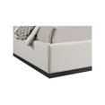 thumbnail image 5 of Meridian Furniture Flynn Beige Linen Textured Fabric Queen Bed, 5 of 8