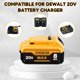 thumbnail image 4 of Batería compatible con DeWalt 20V Max DCB200, 8.0 Ah, paquete de 2, 4 of 7