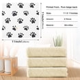thumbnail image 6 of Yayeee 6 Pack Kitchen Dish Cloths Set for Washing Soft Drying Absorbent Microfiber Towels, Black Cartoon Cat Paw, 6 of 9