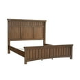 thumbnail image 3 of Seneca Queen Wood Panel Bed in Brown Finish by Samuel Lawrence Furniture, 3 of 8