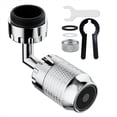 thumbnail image 1 of Aireador de Extensión para Grifo, Accesorio para Grifo de Cocina, Aireador M24/M22, Colador de Grifo de Doble Función, Aireadores Giratorios de 360°, 1 of 5