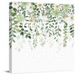 thumbnail image 2 of Sage Green Eucalyptus Leaves Wall Art Painting on Canvas, Summer Weeping Floral Botanical Canvas Art Home Prints Wall Art Framed Modern Artwork for Living Room Bedroom Wall Decor 12x12in, 2 of 9