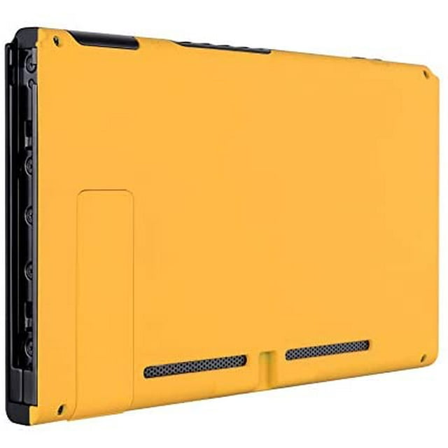eXtremeRate Coque de Remplacement pour Console Nintendo Switch Jaune avec Poignée Douce