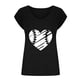 thumbnail image 4 of Camisetas sin mangas con cuello en V de verano para mujer, camisetas de manga corta con estampado de amor Retro OAVQHLG3B Store  lin121212, 4 of 5