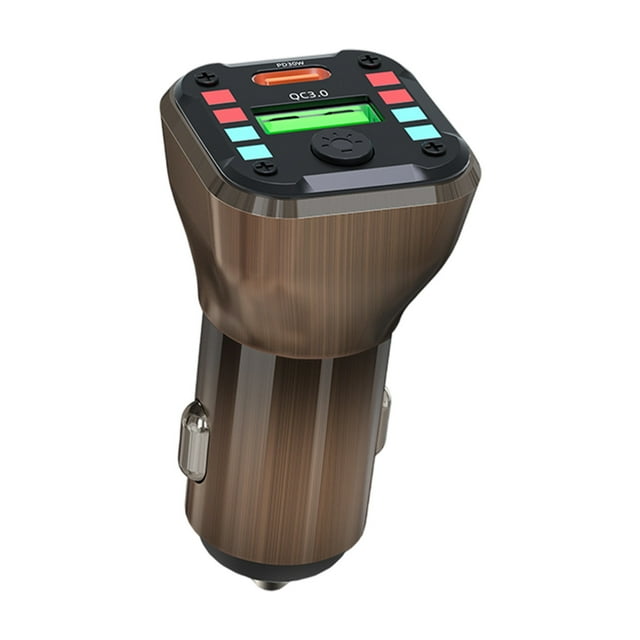Car Charger USB C Car Charger,Type C Car Charger Super Fast Charge USB C Car Phone Charger Adapter with Display Multi Port USB Charger for Mobile Phones Headphones And Other Electronic Devices