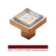 thumbnail image 3 of Tirador de puerta cuadrado de cristal para cajón, armario, armario, mueble (blanco, S), 3 of 3