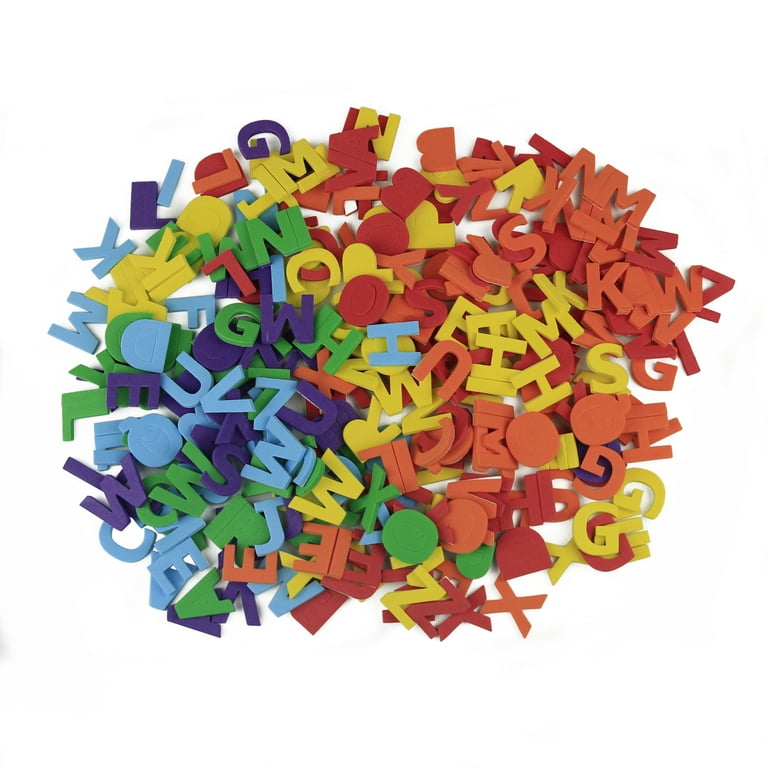 Hello Hobby Multicolor Foam Alphabet Letter Stickers - Die-Cut Dies