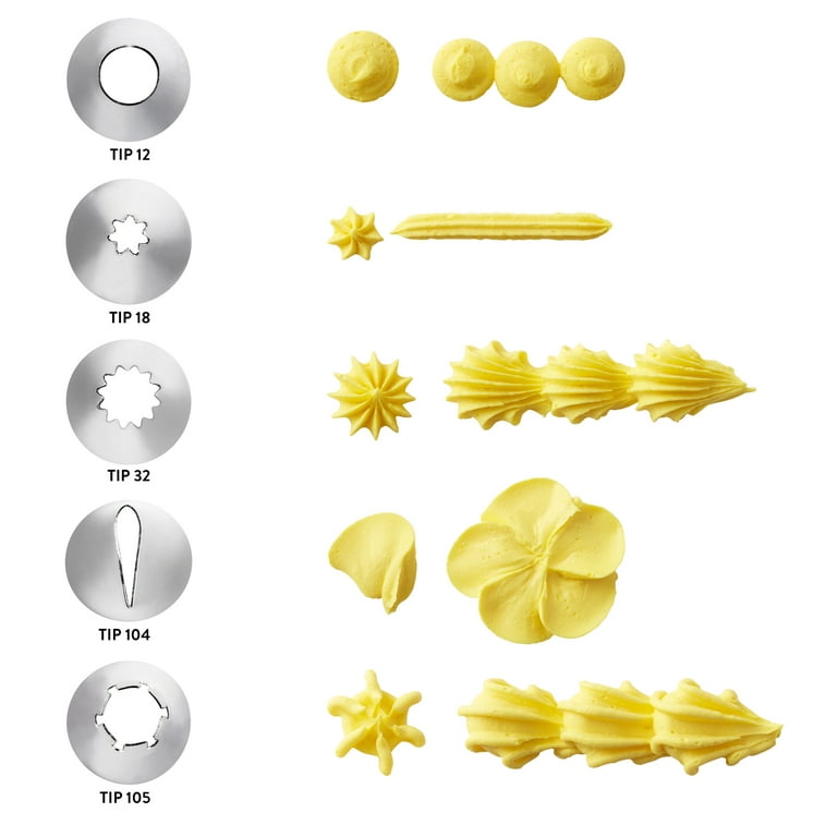 Wilton Cupcake Decorating Kit with Icing Tools, Nozzle, 18
