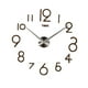 thumbnail image 3 of Reloj de Pared 3d de de Pared Decoración de Pared de Oficina en hogar para Ocasiones Especiales café, 3 of 6