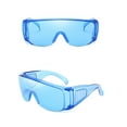 thumbnail image 4 of Fashion Sunglasses Men Glasses for Women Work Goggle Wrap Blue Clear Red Pink Eye Protection Eyewear Blue other, 4 of 6