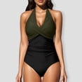 thumbnail image 2 of VJATTWR Womens Bathing Suits Women Swimsuits Halter Push up Bathing Suits, 2 of 5