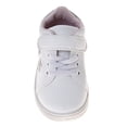 thumbnail image 5 of Josmo Kids Girls Hook And Loop Sneakers. (Toddler Little Kids), White, Size: 5, 5 of 7