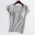 thumbnail image 2 of Ediodpoh Womens Blouses Dressy Casual Fall Hippie Tshirts Shirts Long Sleeve Cute Tops Floral Tunics Tops Crew Neck Sweatshirts Womens T-shirts Grey S, 2 of 3