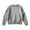 Light Gray, variant on Women's Leopard Print Crew Neck Sweatshirt, Long Sleeve Pullover Top with Front Kangaroo Pocket