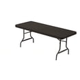 thumbnail image 2 of Iceberg Spandex Fabric Table Top Cap cover, 6 ft, Black, 2 of 2