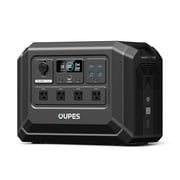 OUPES Mega 1 Lite Portable Power Station 1800W, 1024Wh LiFePO4 Battery, 140W USB-C Output, 46Min Fast Charge, Solar Generator for Camping, 20ms UPS, Emergency, RV, Off-Grid Living