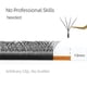 thumbnail image 3 of NAGARAKU Doble Puntas 4D W Forma Extensiones De Pestañas Blister Premade Fans 12 Líneas/Tray, 3 of 3