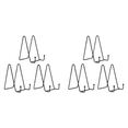 thumbnail image 1 of 6 Pack Large Plate Holder Display Stand-10 Inch Tall Plate Stands for Display-Metal Picture Frame Stand-Big Easel Stand, 1 of 6