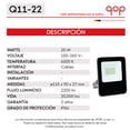 thumbnail image 2 of Qop Reflectores 20w Paquete De 2pz 6000k, 2 of 3