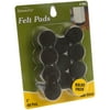 1" Value Pack Round Felt Pads, 48 Pieces, Brown