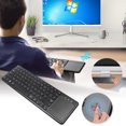 thumbnail image 1 of Mini teclado inalámbrico francés de 2,4G con teclado inalámbrico Touchpad con receptor USB para IPad/tableta/PC/ordenador portátil, 1 of 9