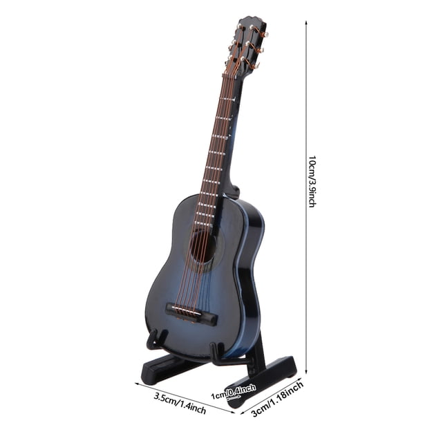 Modelo De Guitarra De Simulación De Madera En Miniatura, Adornos De Instrumentos Musicales Modelo Bajo Modelo De Guitarra De Simulación De Madera En Miniatura, Adornos De Instrumentos Musicales Modelo Bajo