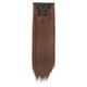 thumbnail image 1 of Extensiones de cabello largo con clip, estilo Remy, peluca completamente recta, 1 of 4